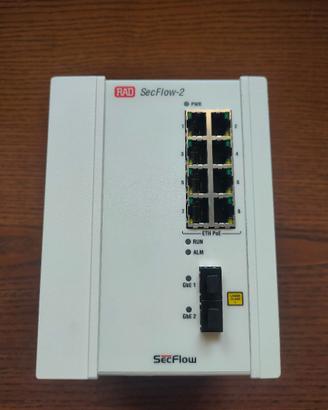 Switch/router RAD SecFlow-2 AC 8 porte ETH + 2 SFP