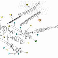 Pattino tendicatena Aprilia Scarabeo Rotax 125 AP0