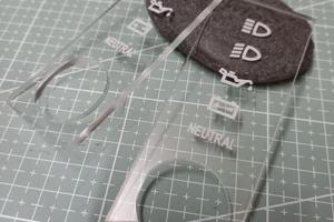 california II moto guzzi vetrino cruscotto