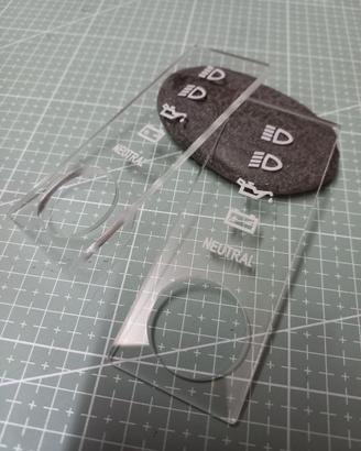 california II moto guzzi vetrino cruscotto