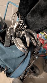 Golf sacca mazze e carrellino con accessori