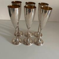 Calici flute in argento