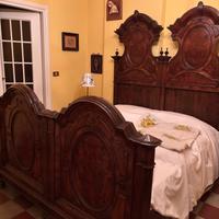 Letto matrimoniale in rovere