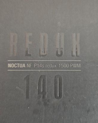 5 ventole 14cm NOCTUA NF-P14s REDUX- 1500rpm - PWM