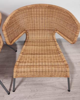 poltrone in  rattan