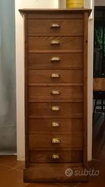 Mobile schedario classificatore vintage