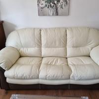 2 DIVANI IN VERA PELLE