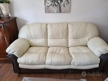 2 DIVANI IN VERA PELLE