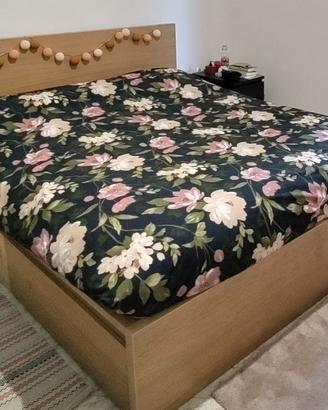 struttura letto ikea king size rovere 