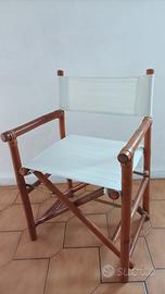 seda pieghevole regista bamboo