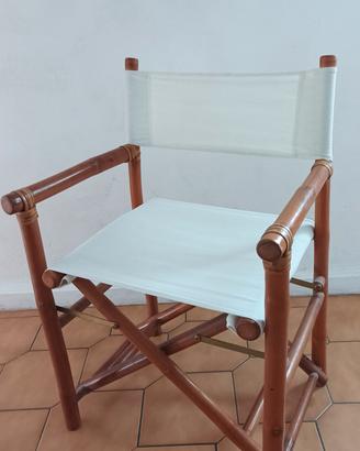 seda pieghevole regista bamboo