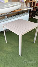 TAVOLO IN FINTO LEGNO 80X80