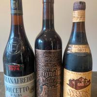 3 bottiglie vintage