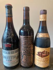 3 bottiglie vintage