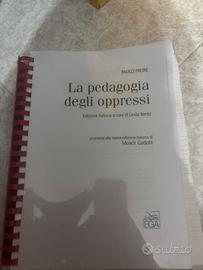 Libro la pedagogia degli oppressi di Paulo freire