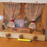 Attaccapanni appendioggetti artigianale legno