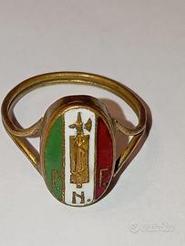 Anello Partito Nazionale Fascista primo periodo 