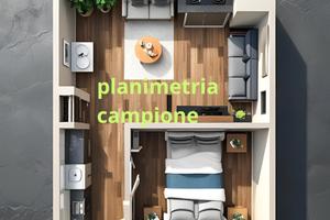 Bilocale arredato con posto auto