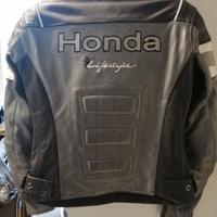 Giubotto moto in pelle da donna