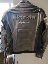 Giubotto moto in pelle da donna