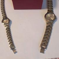 Due orologi acciaio uomo-donna come nuovi