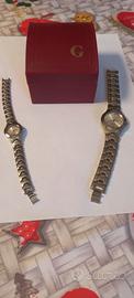 Due orologi acciaio uomo-donna come nuovi