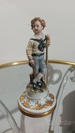 Statuina piccolo marinaio Capodimonte Tyche Tosca 