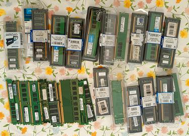 Memorie RAM Crucial, Kingston, Patriot e altro 