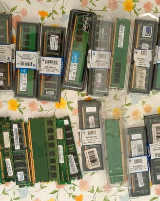 Memorie RAM Crucial, Kingston, Patriot e altro 
