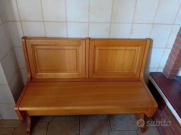 Set Taverna Rustico: Tavolo Fratino + Panca Cassap