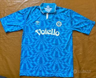 Maglia Napoli 1991/92 Umbro Voiello  – Taglia L