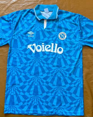 Maglia Napoli 1991/92 Umbro Voiello  – Taglia L