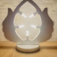 Lampada a forma di pumo