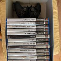 PS2 games + controller