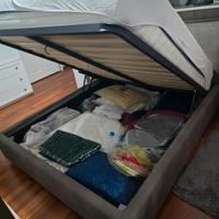 letto matrimoniale con contenitore 