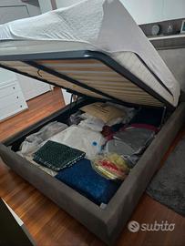letto matrimoniale con contenitore 