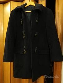 Cappotto Blu Uomo con Cappuccio