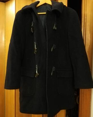 Cappotto Blu Uomo con Cappuccio