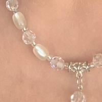 Collana e  orecchini madreperla