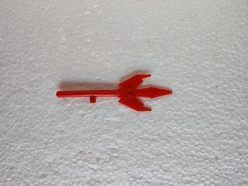 Tridente rosso per robot Trider G7 anni '80