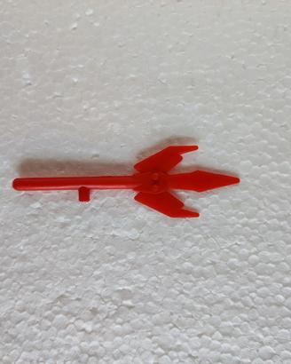 Tridente rosso per robot Trider G7 anni '80