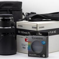 Ottica Sigma 50-100mm-F/1.8 (A) AF DC HSM x Canon