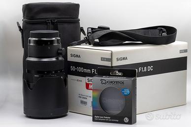Ottica Sigma 50-100mm-F/1.8 (A) AF DC HSM x Canon
