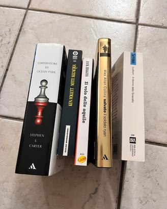 Lotto 5 libri thriller, spionaggio, avventura