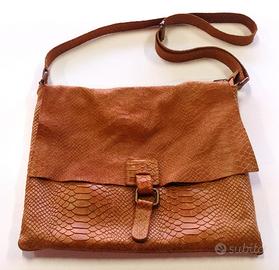 Borsa Vera Pelle Pitone Serpente Coccodrillo