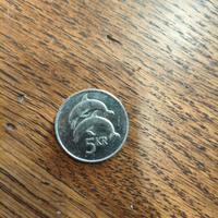 moneta 5 kroner islandesi 