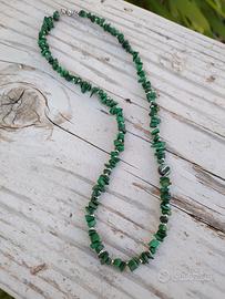Collana in Malachite 