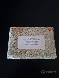 COPPIA BRICCHETTE BANCA D'ITALIA 