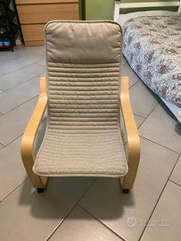Poltroncina chaise-longue sedia per bambini