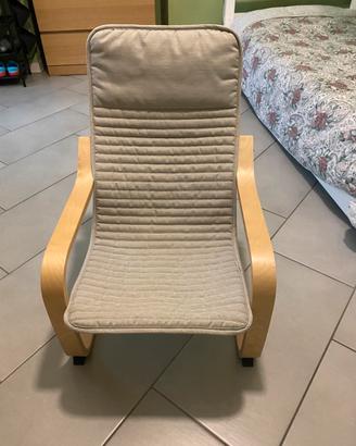 Poltroncina chaise-longue sedia per bambini